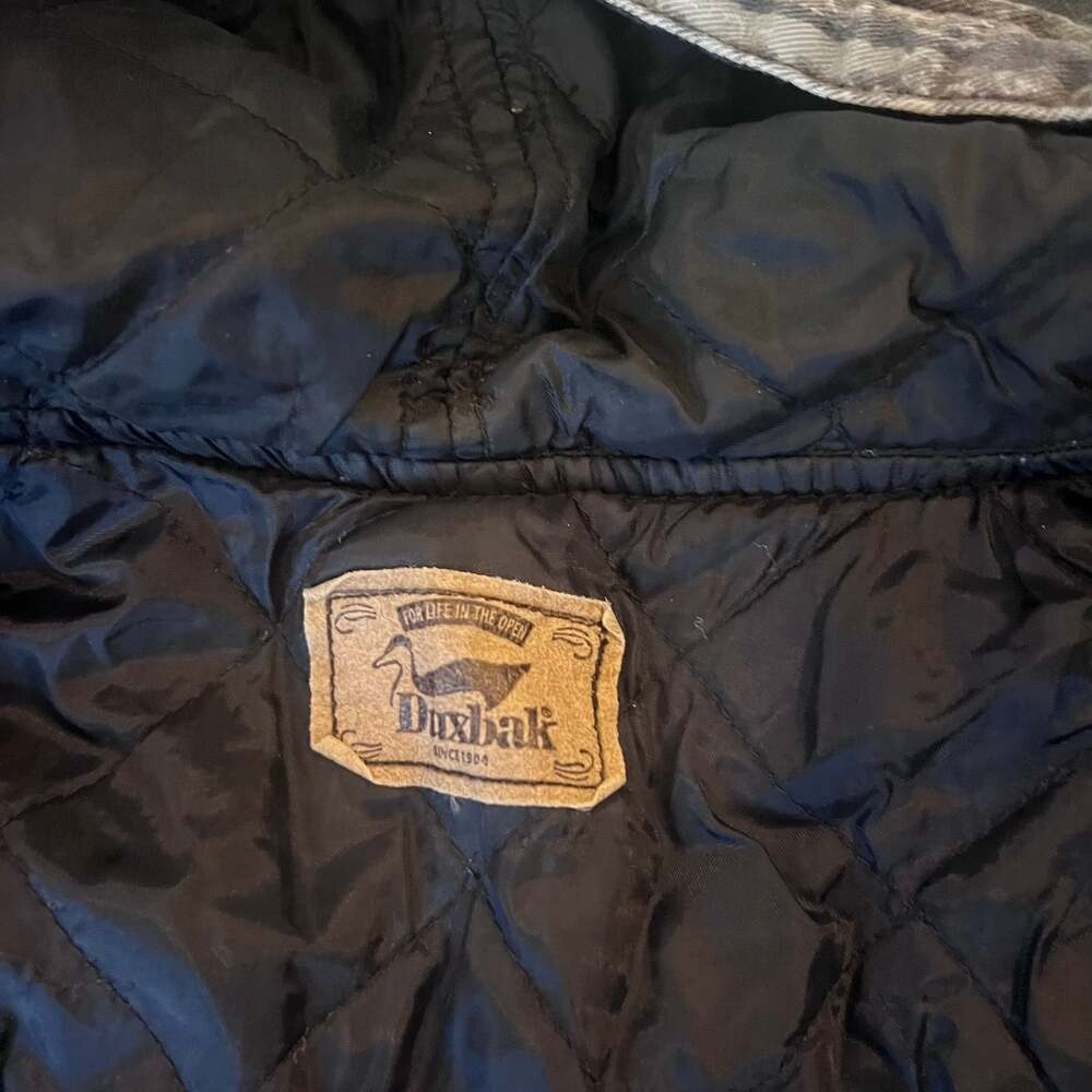 Duxbak Quilted Camo Hooded Jacket Mens 2XL Vintage - Picture 2 of 6